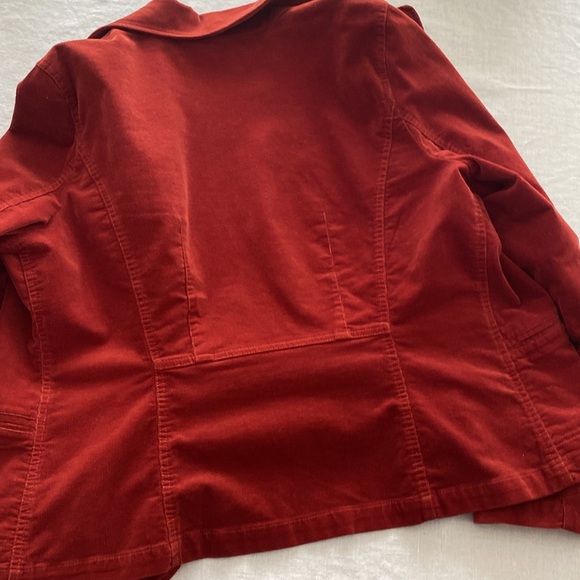 Valerie Stevens | XL orange corduroy jacket - Picture 5 of 5